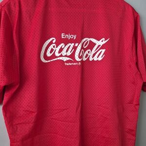 Vintage Coca Cola Red Men's Jersey Shirt